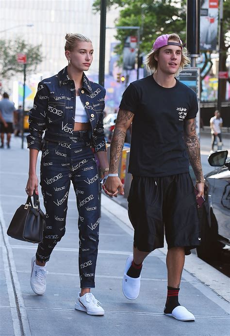 hailey baldwin versace|Hailey Baldwin and Justin Bieber Take Couples Style to the Next .